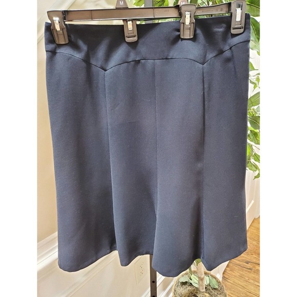 Jones Wear Women's Solid Blue 100% Polyester Straight Pleated Mini Skirt Size 14 - Picture 11 of 11